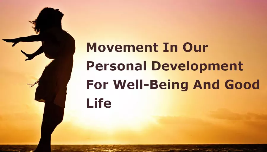 Promotional image for a personal development course focused on well-being and living a good life, starting May 2024